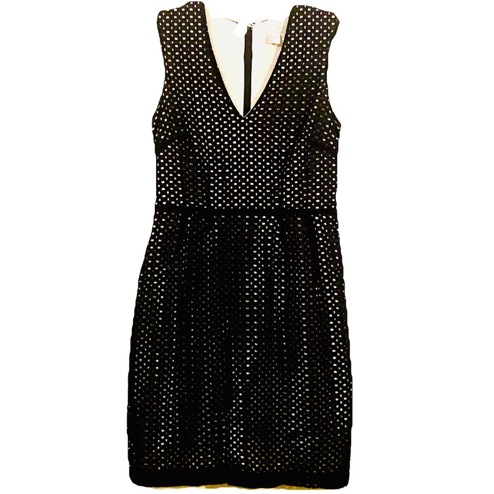 H&M open knit fitted cotton sleeveless dress